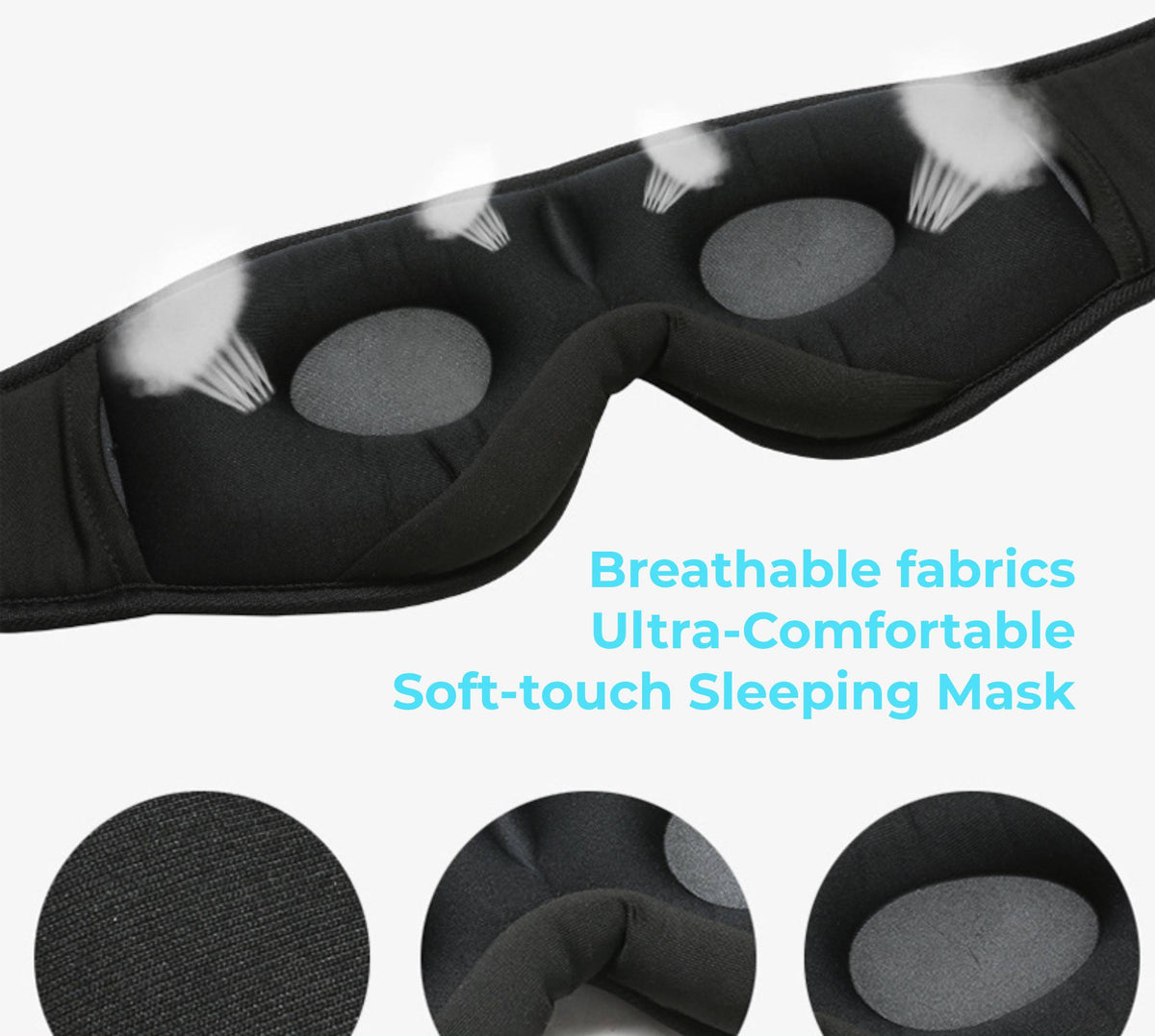 NightHarmony Ultra - Schlafmaske mit integriertem Kopfhörer