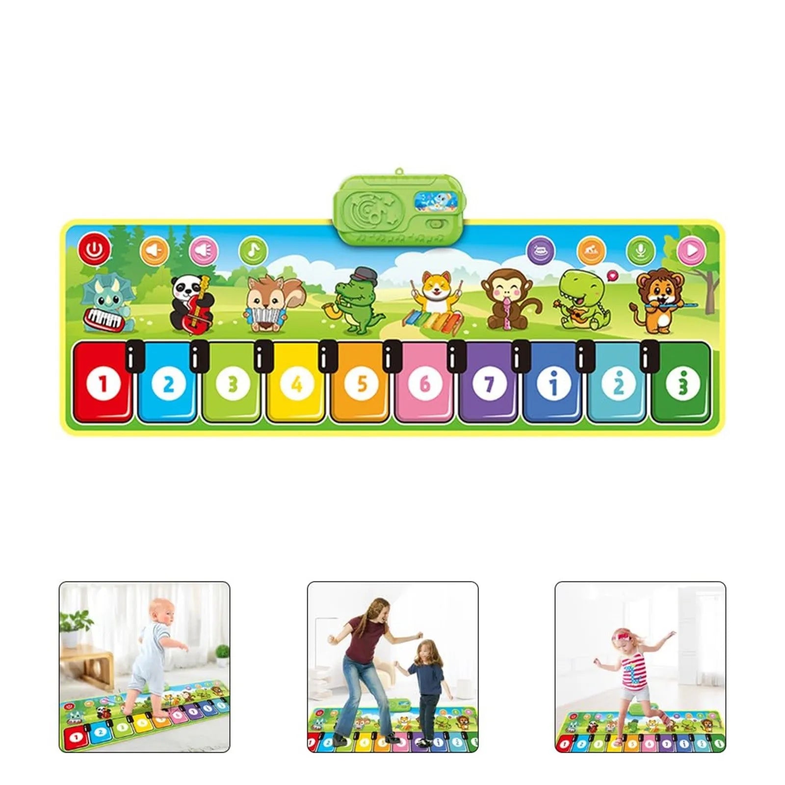 PlayGrow Klaviermatte - Musikalische Aktivitätsmatte für Kinder