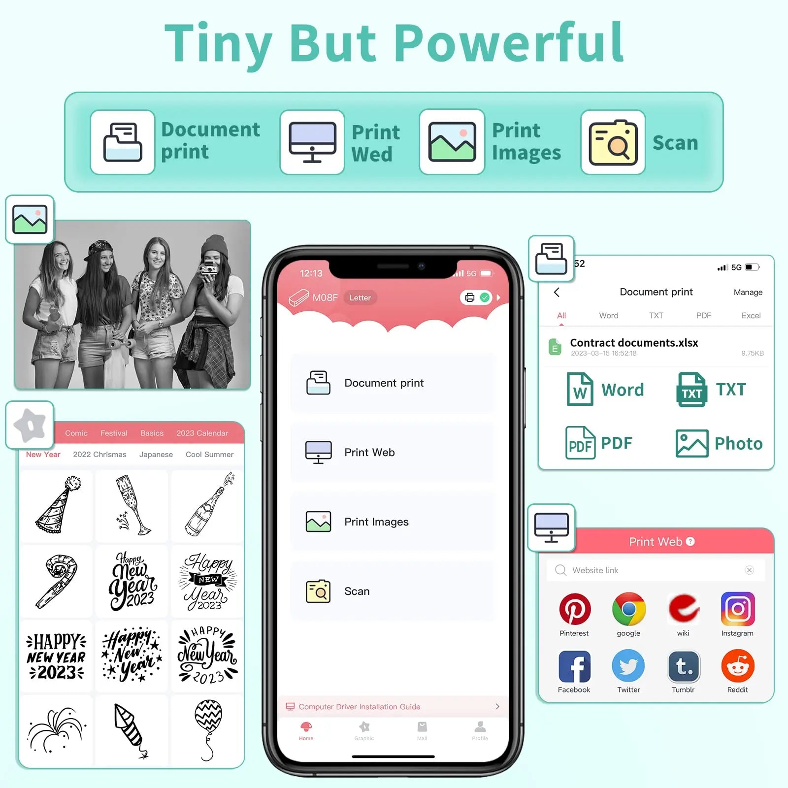 PrintPro Mini - Tintenfreier Thermodrucker (Copy)
