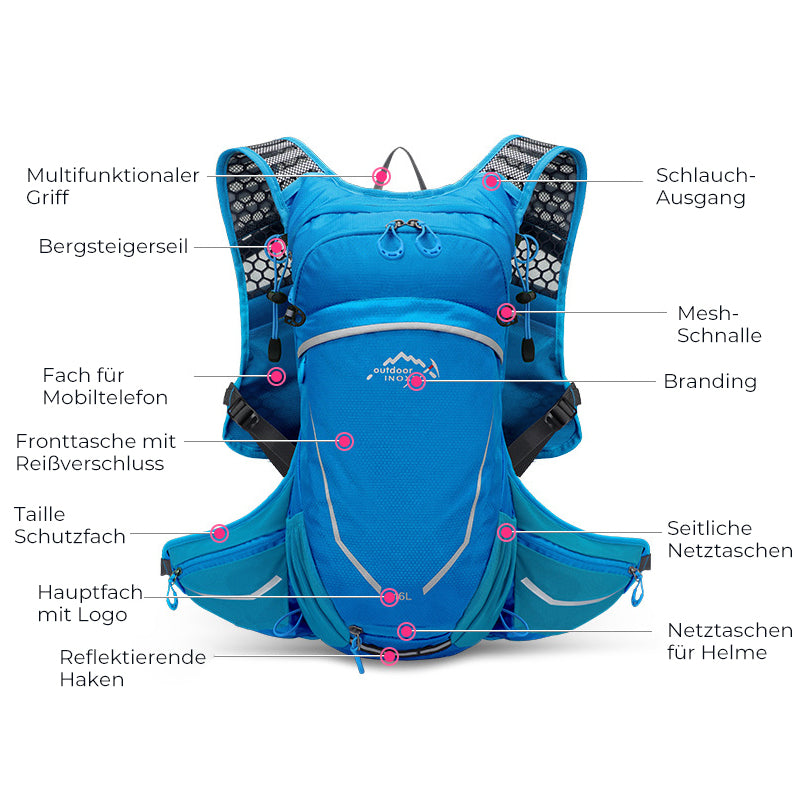 AquaQuest Pack - 16L Trinkrucksack
