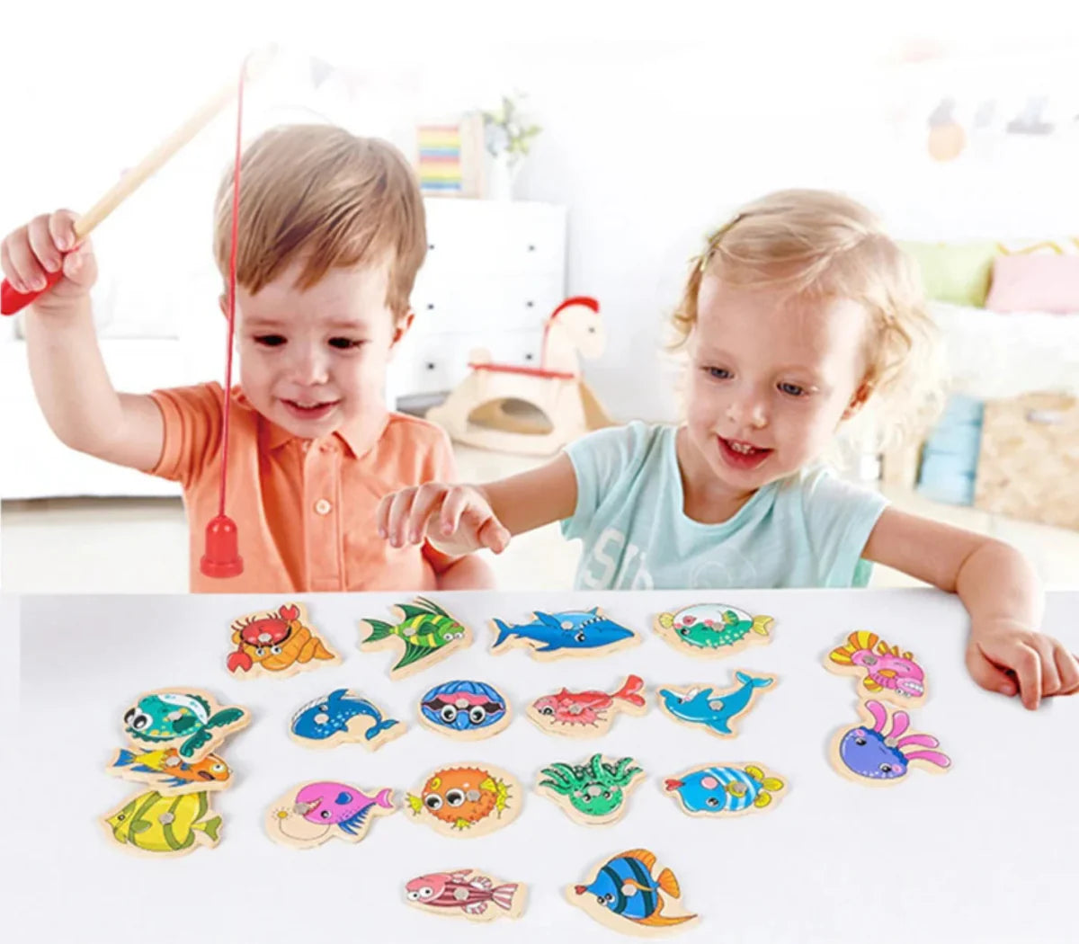 Fangen & Lernen Magnetisches Angelspiel