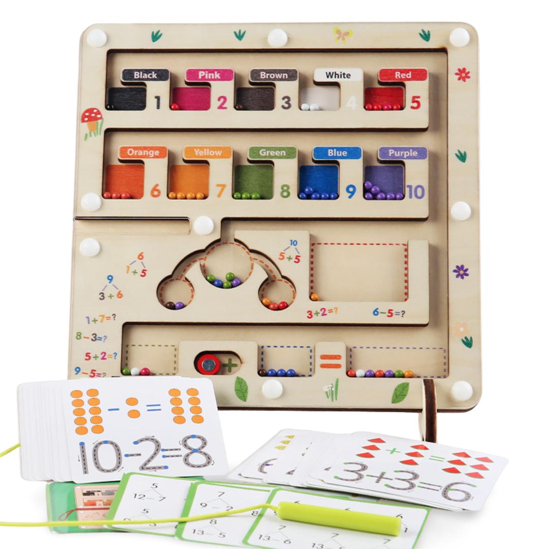 Magnetische Farbe & Zahl Abenteuer Labyrinth