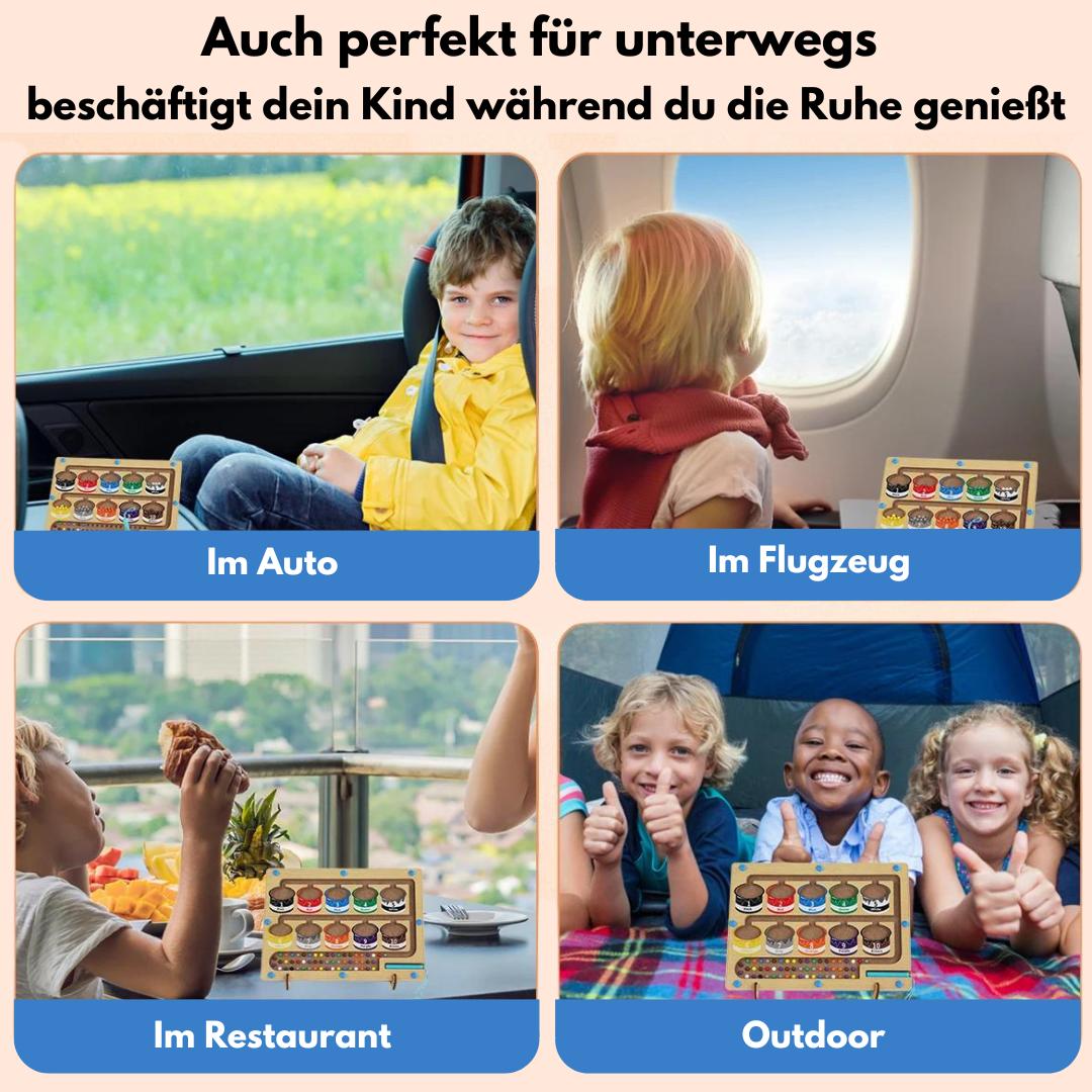 Magnetische Farbe & Zahl Abenteuer Labyrinth