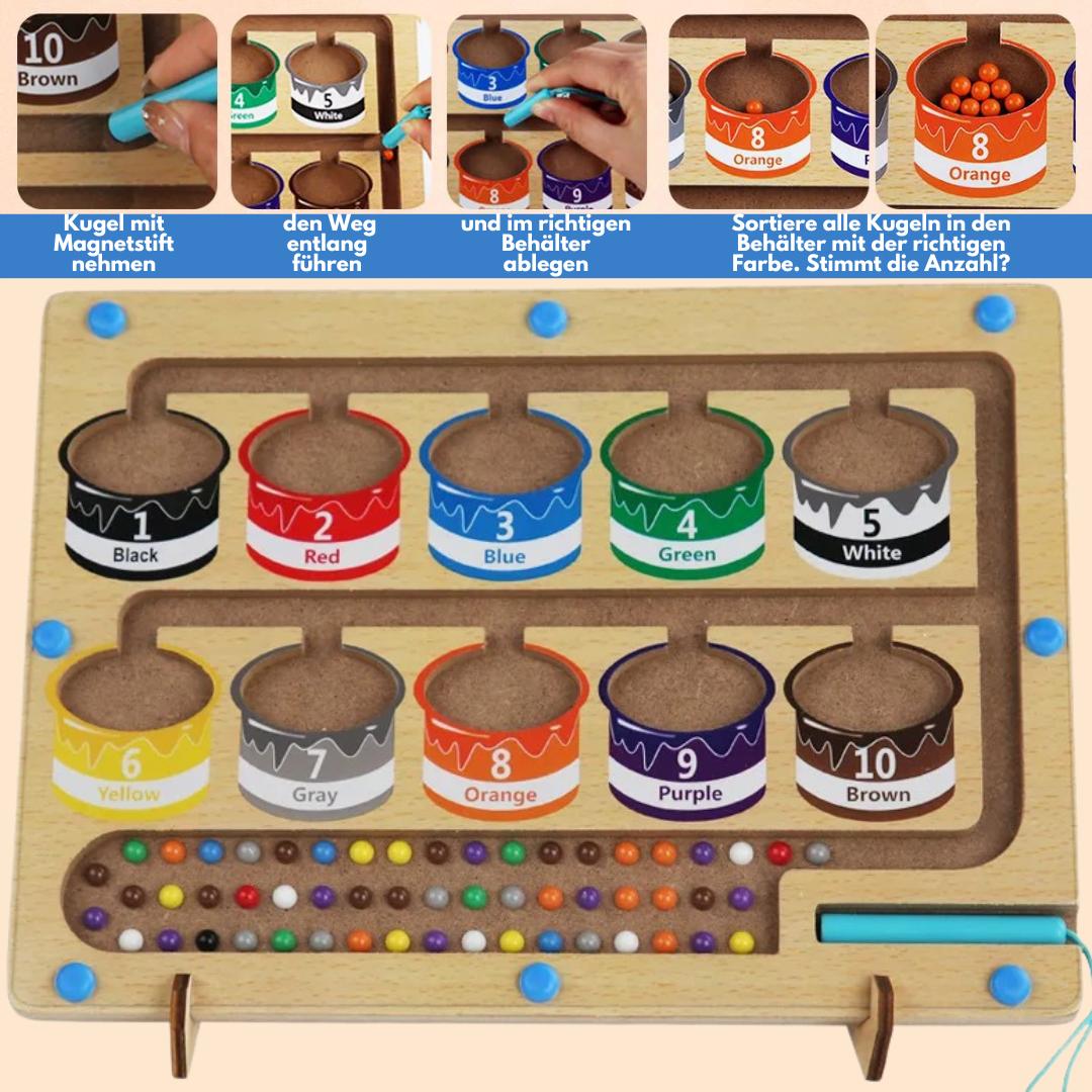 Magnetische Farbe &amp; Zahl Abenteuer Labyrinth