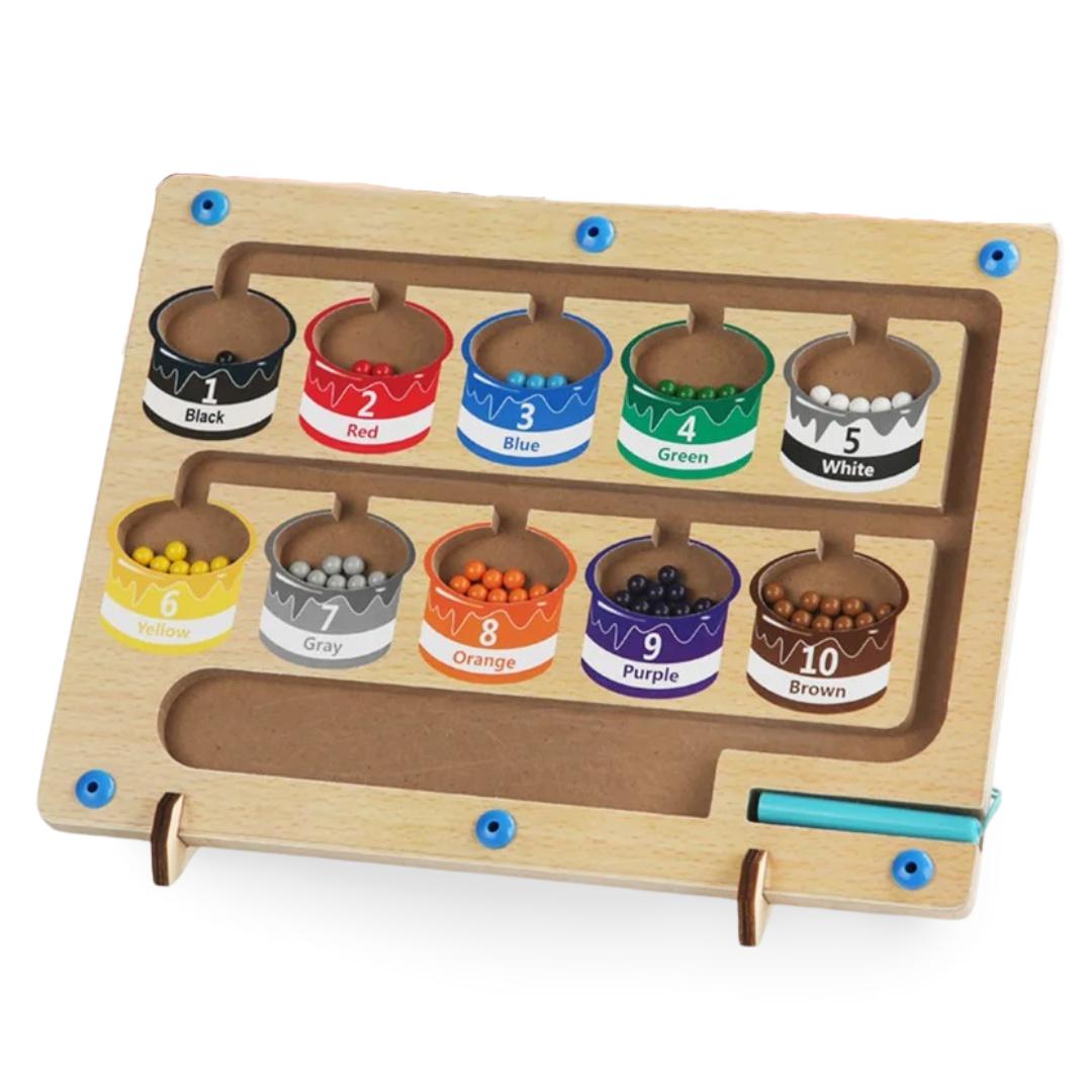 Magnetische Farbe &amp; Zahl Abenteuer Labyrinth