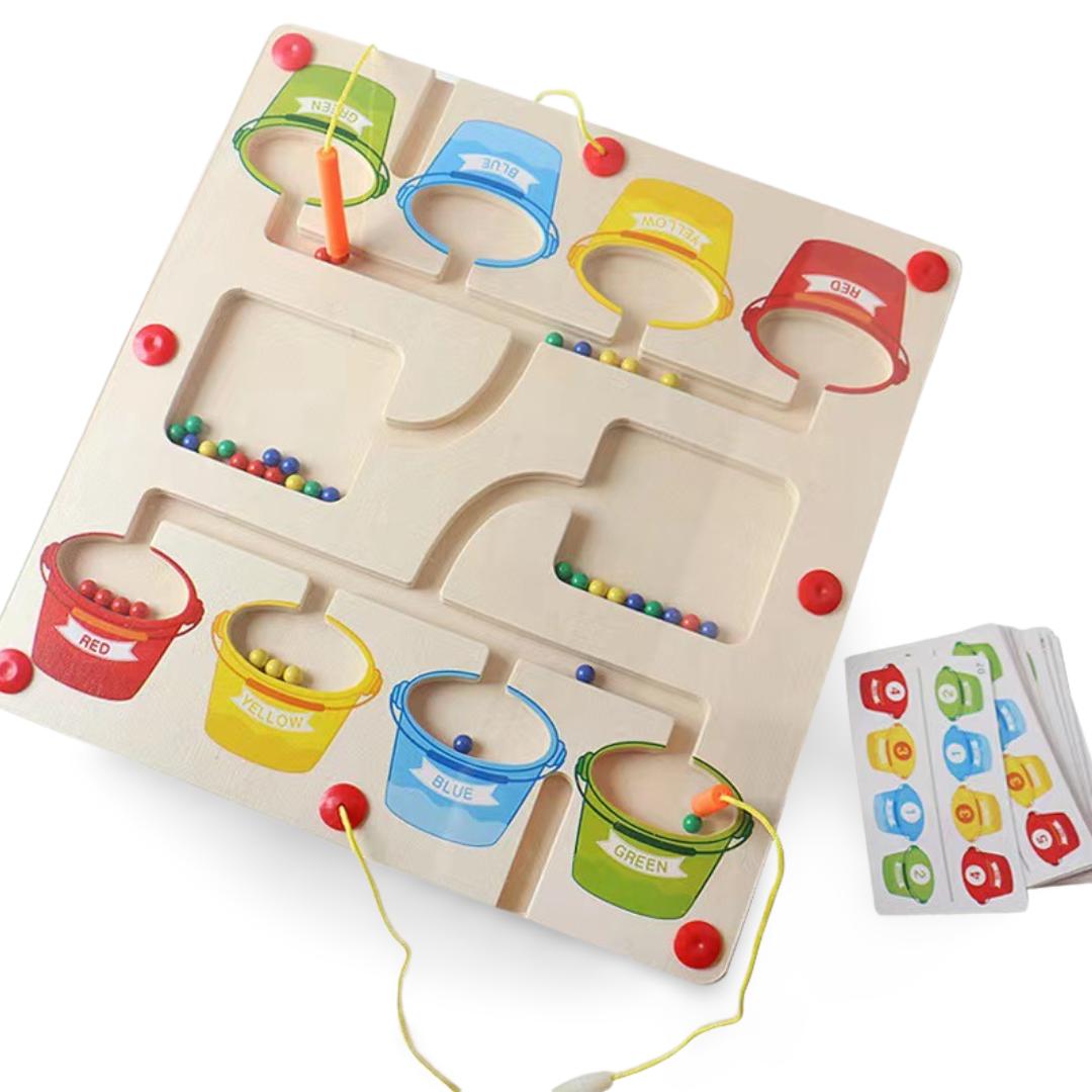 Magnetische Farbe & Zahl Abenteuer Labyrinth