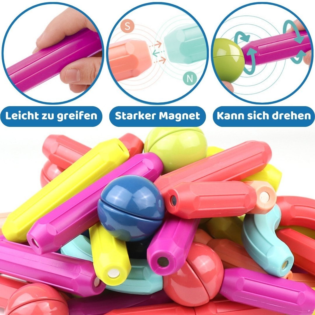 Magnetische Stäbe Baukasten