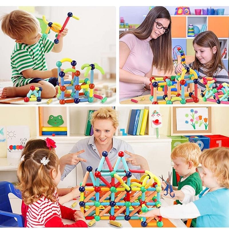 Magnetische Stäbe Baukasten