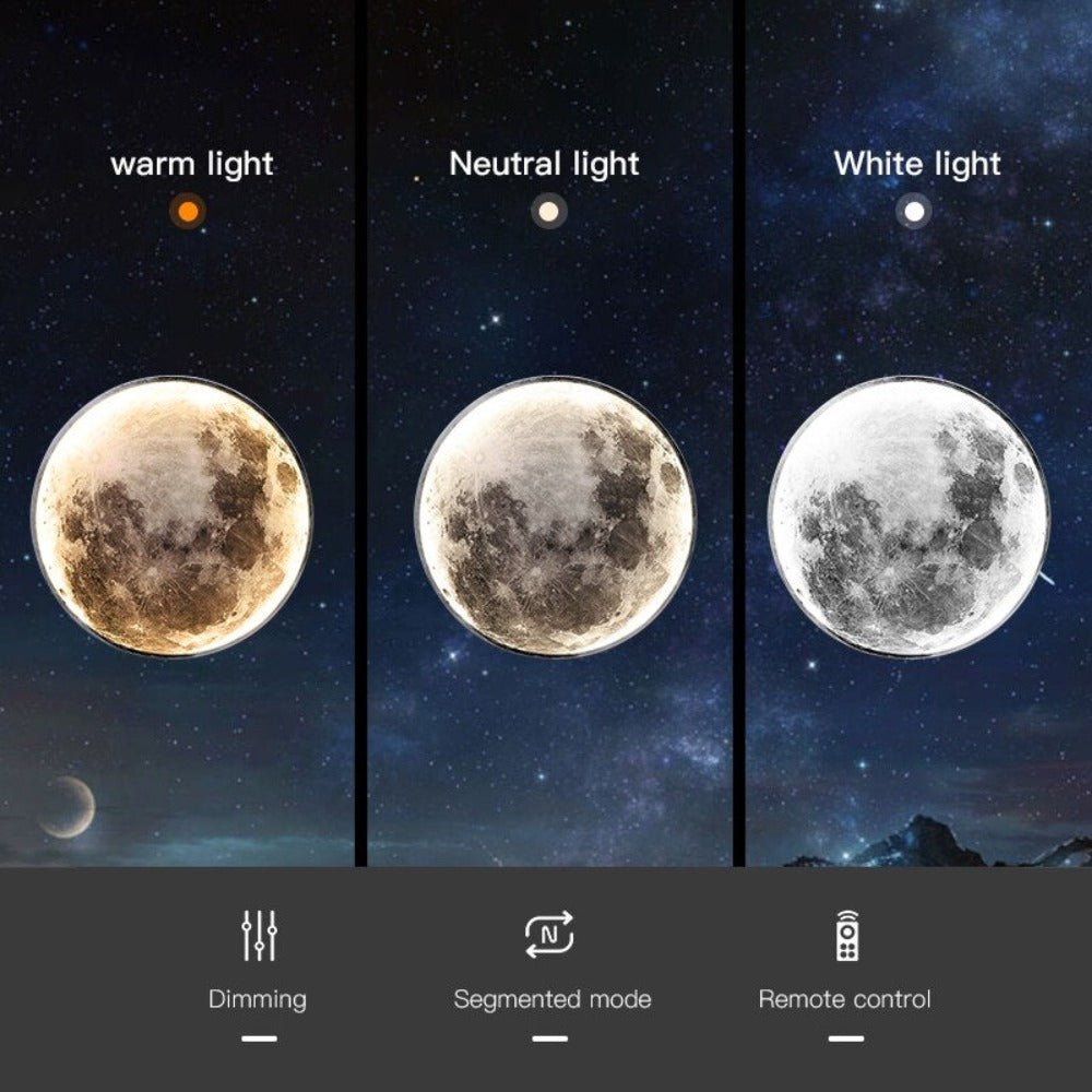 TerraLight - 3D LED Mondlampe