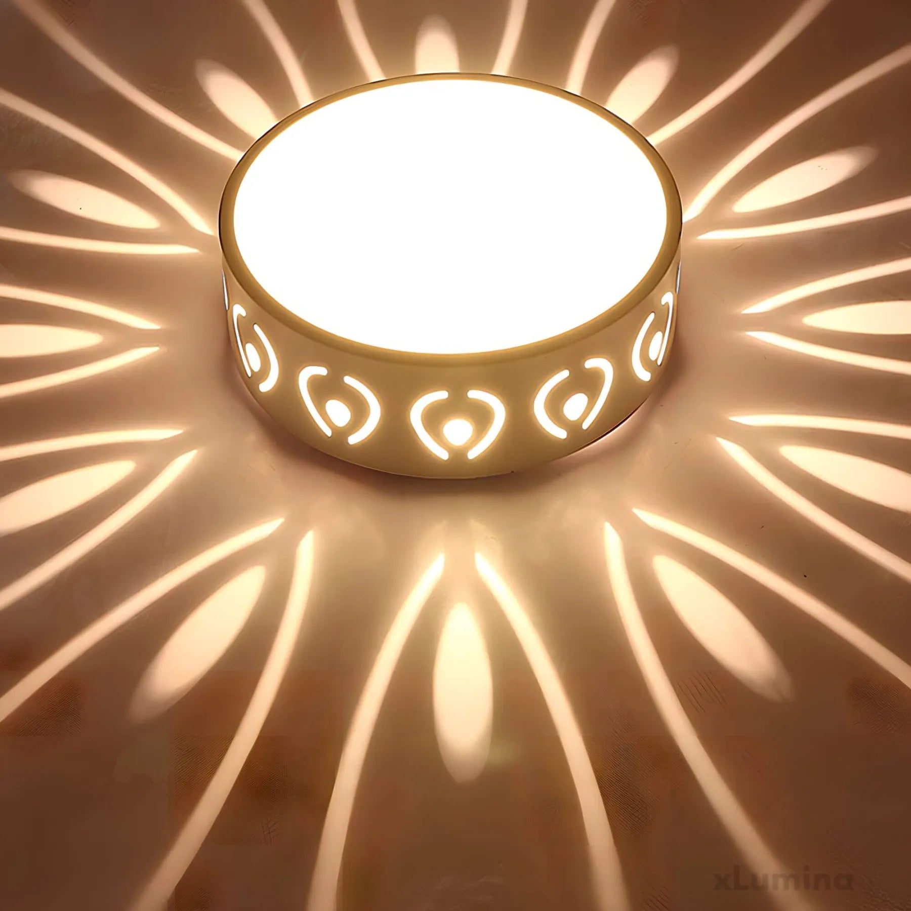 Kristall-LED-Deckenleuchte