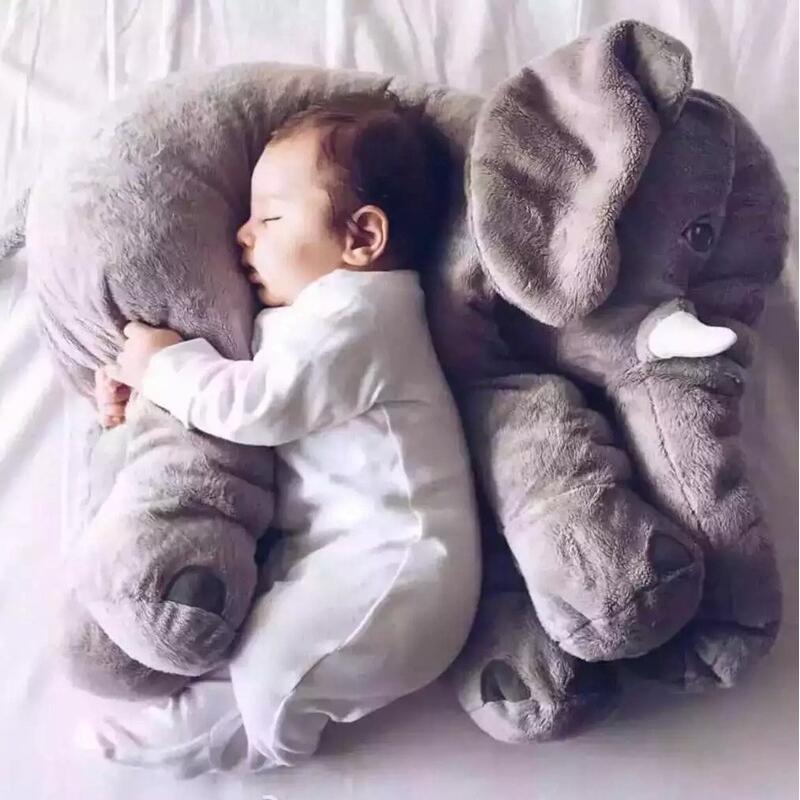 SnuggleJoy - Baby Elefant Schmusekissen