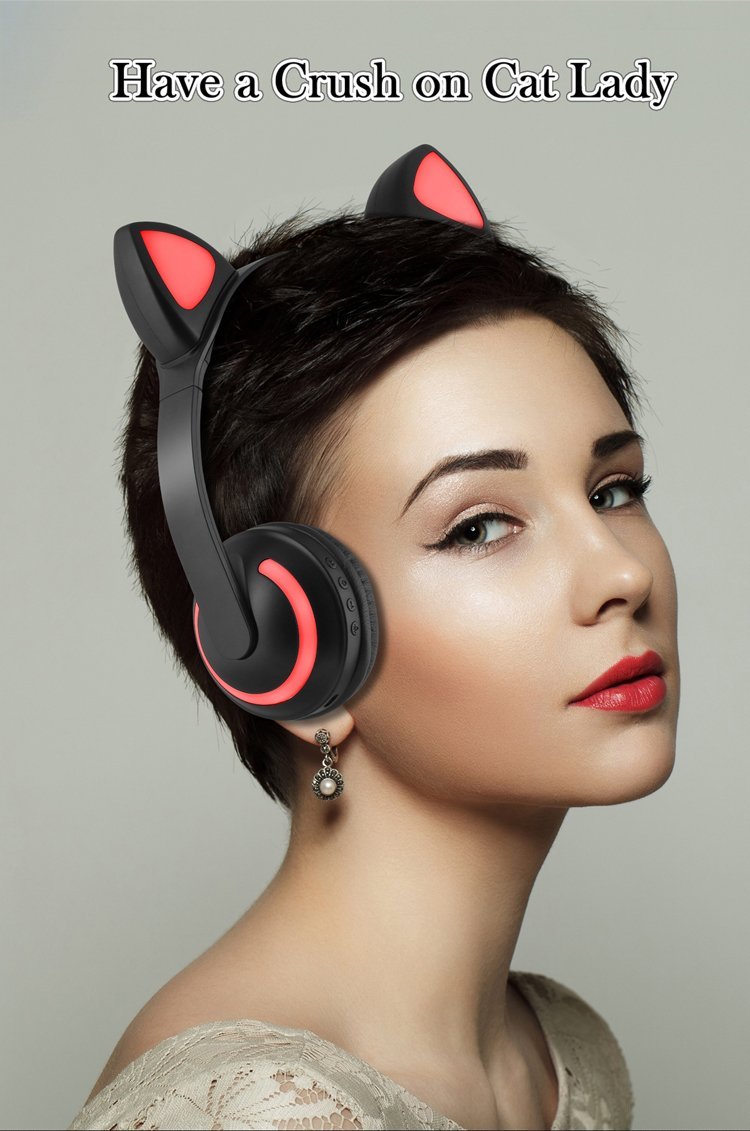 PurrGlow Bluetooth-Kopfhörer