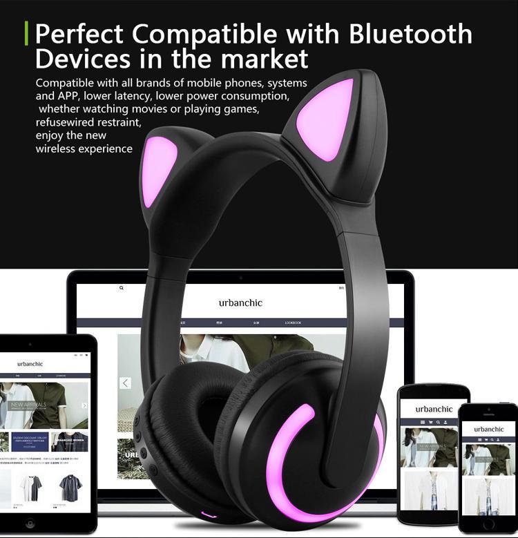 PurrGlow Bluetooth-Kopfhörer