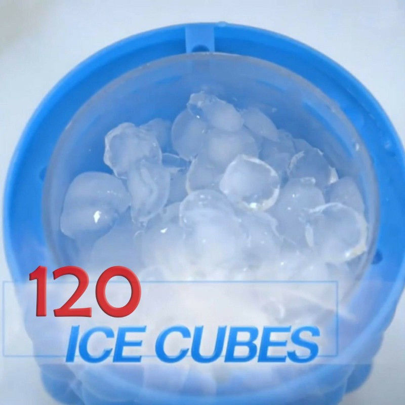 CubeCrafter - Silikon-Eiswürfelbehälter mit Deckel