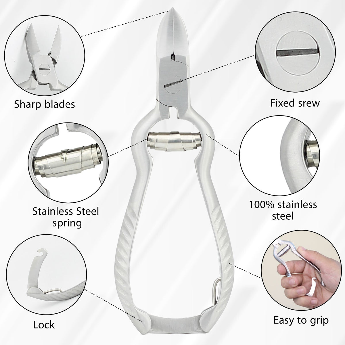 SureSnip Steel - Nagelknipser für dicke Nägel