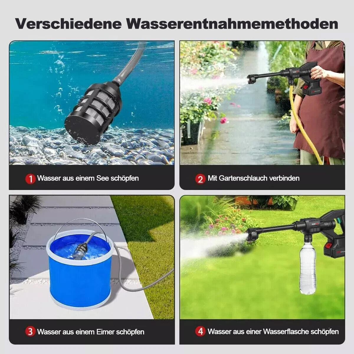 PowerClean Go – Kabelloses Autowaschsystem