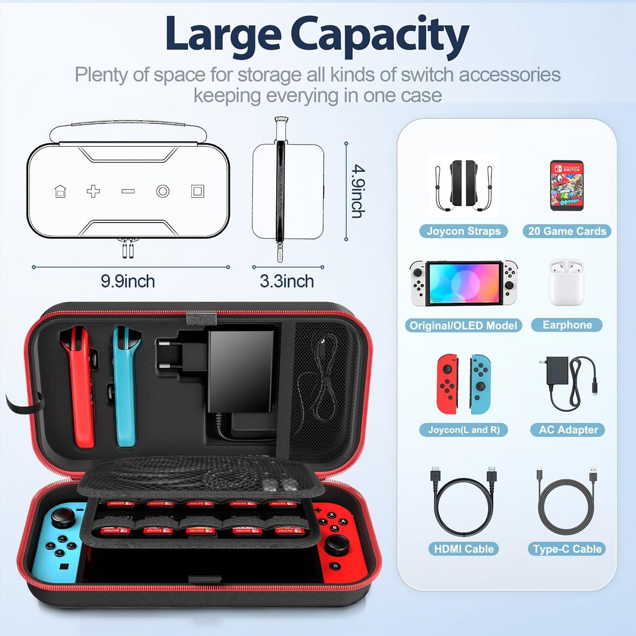 GameGuard - Nintendo Switch Tasche