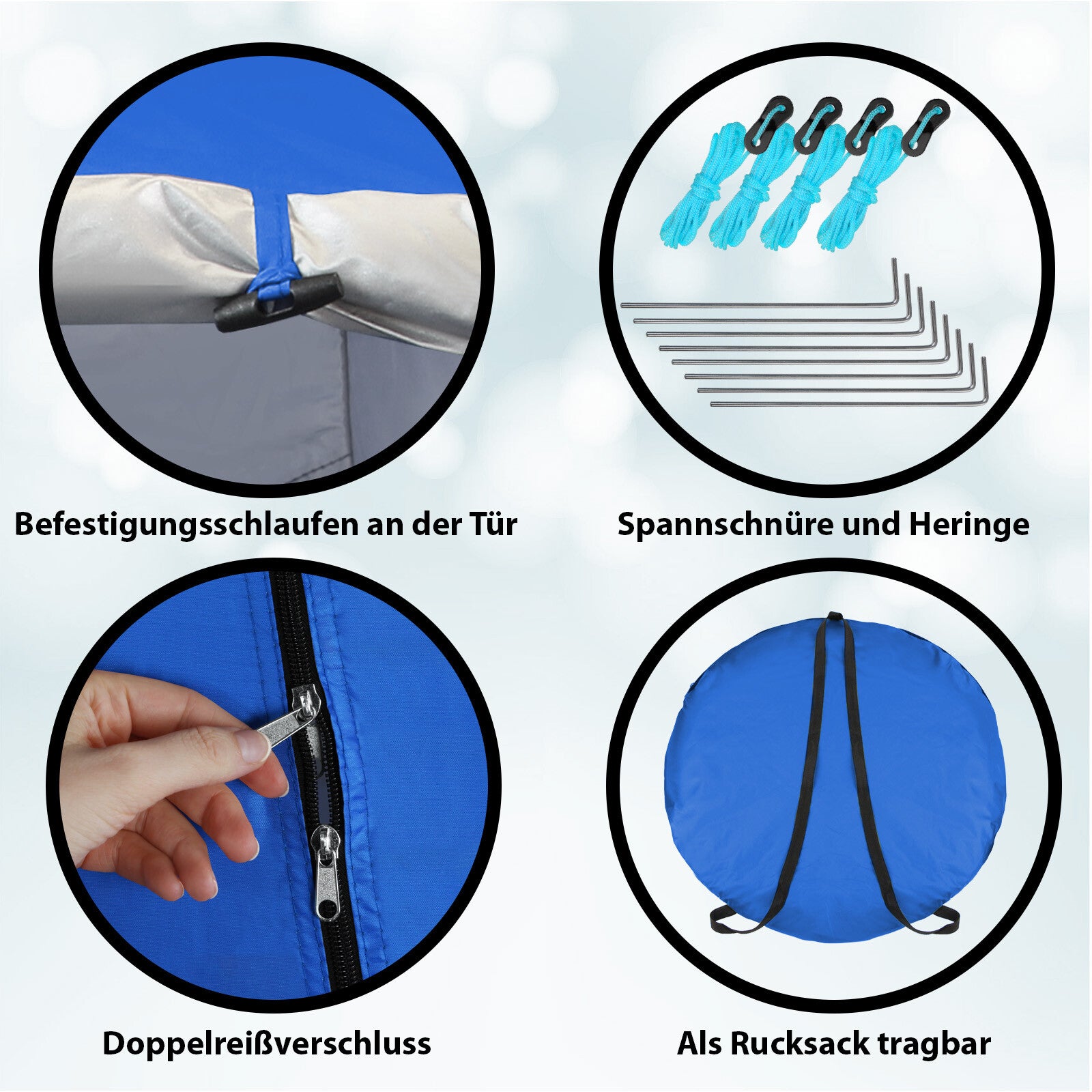 CampShell Gear - Pop Up Sichtschutz-Zelt