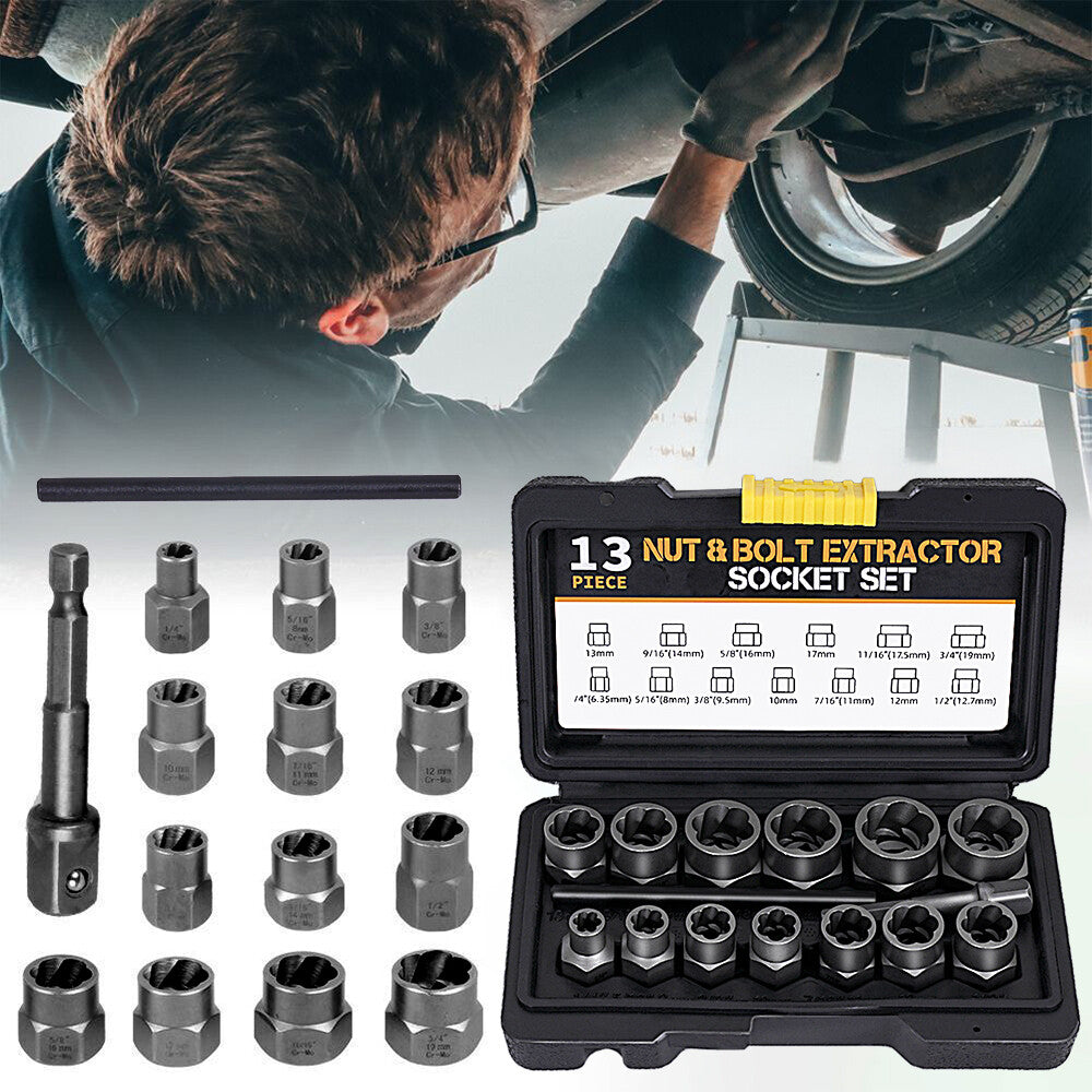 NutGone - Set zum Entfernen von beschädigten Schraubenmuttern