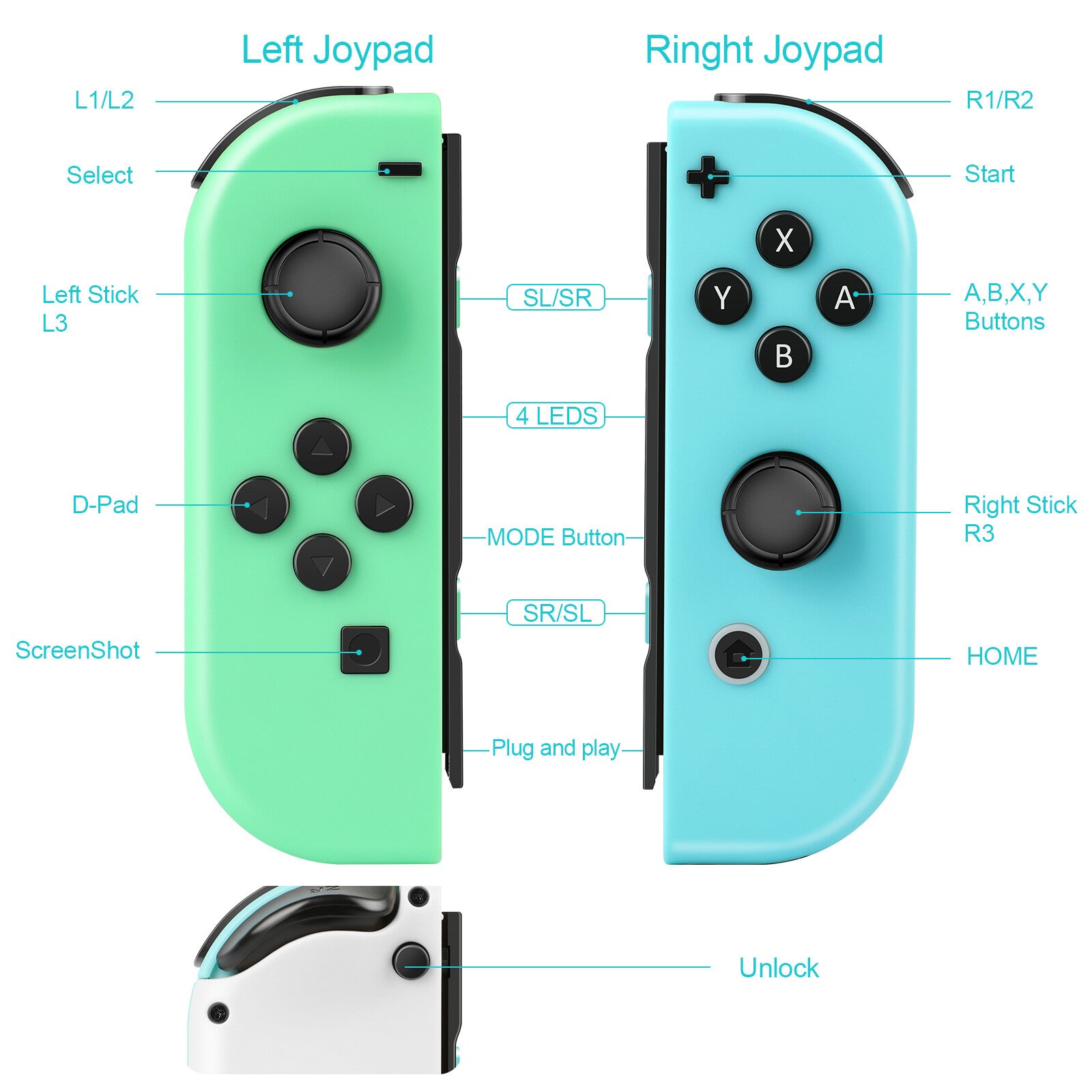 JoyMate Wireless – Nintendo Switch-Controller