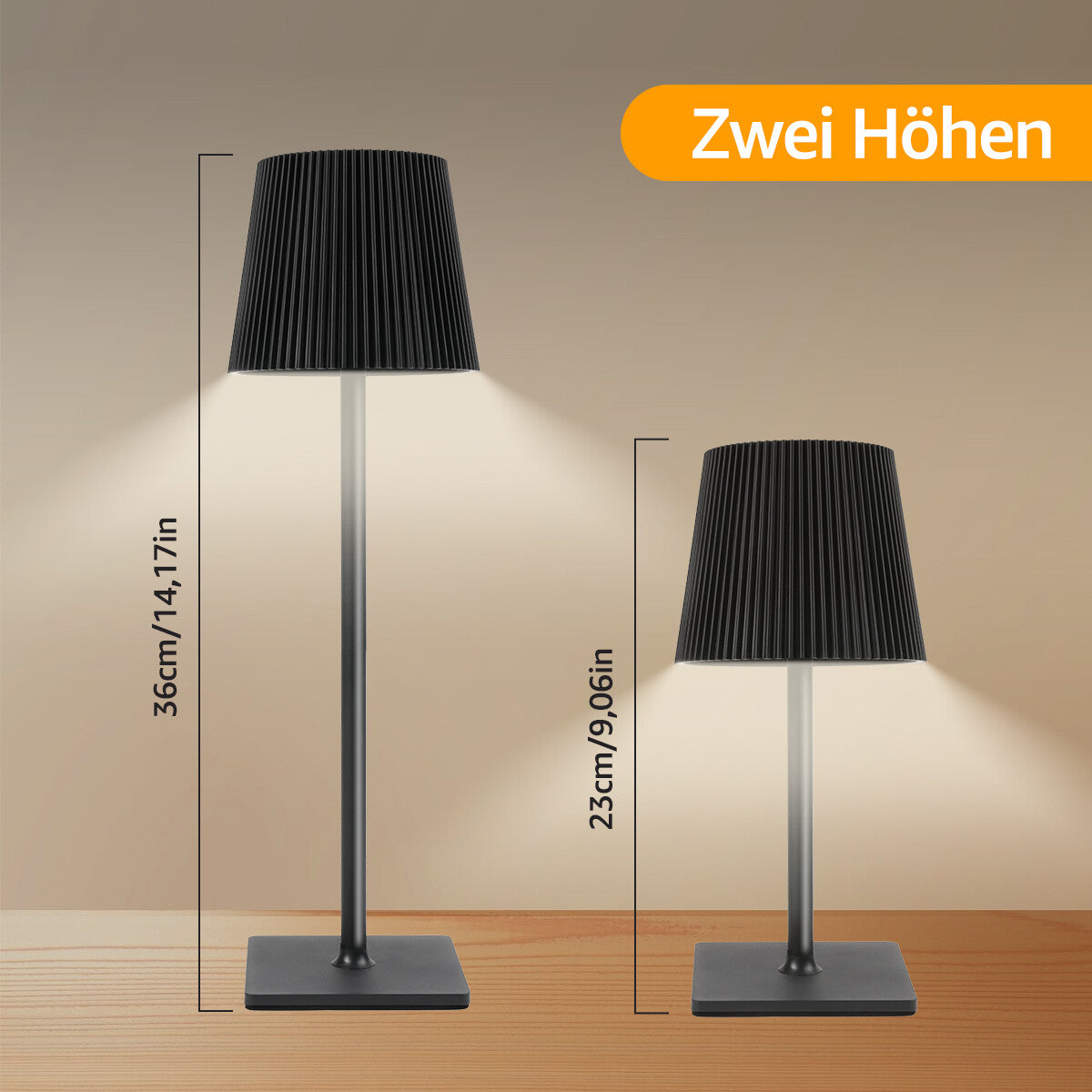 PureRay – Wiederaufladbare LED-Tischlampe