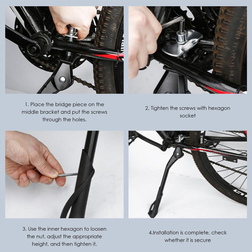 StabiMount Kickstand - Fahrradständer für 24-29 Zoll Fahrräder