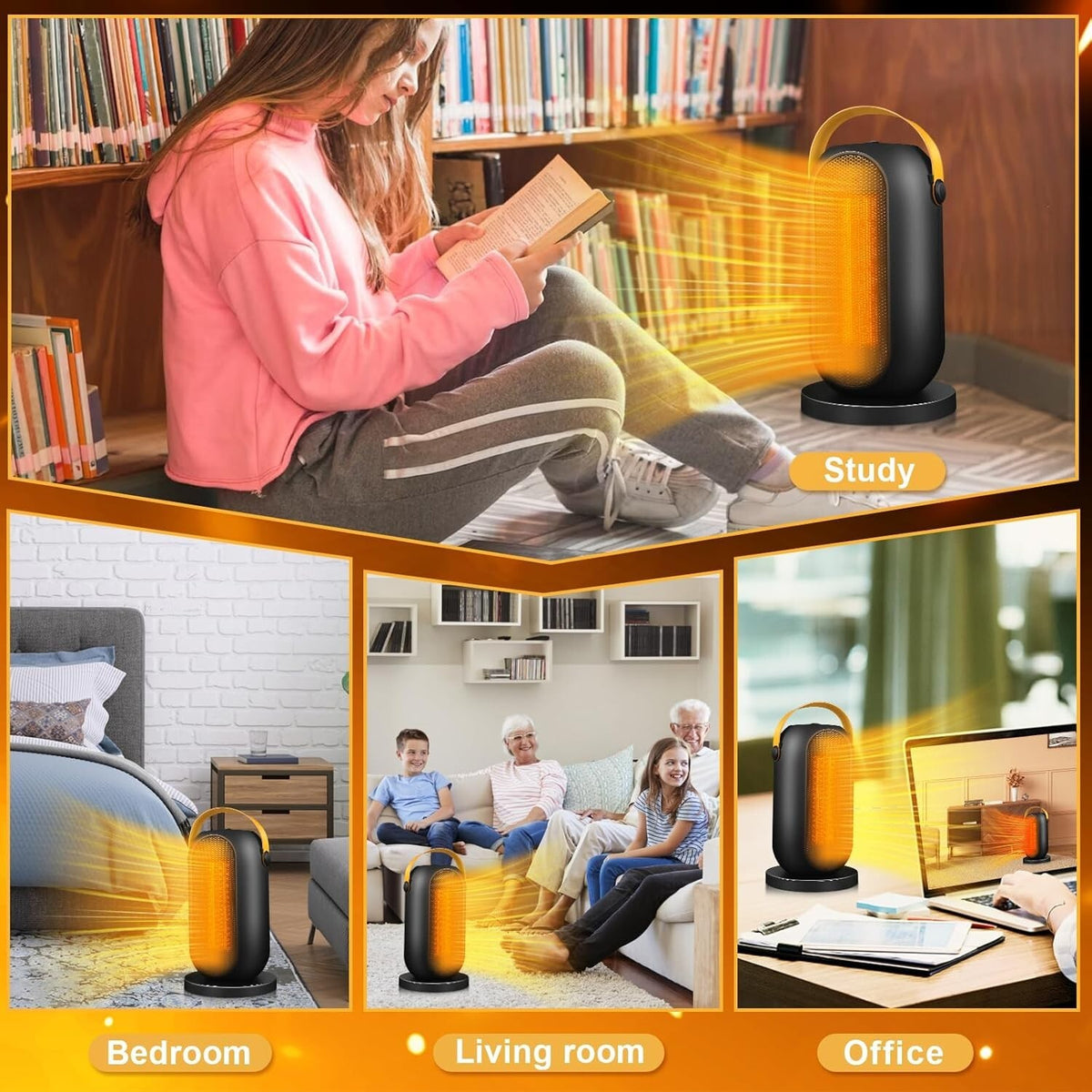 KuschelHeat – Energiesparender Elektrischer Heizlüfter