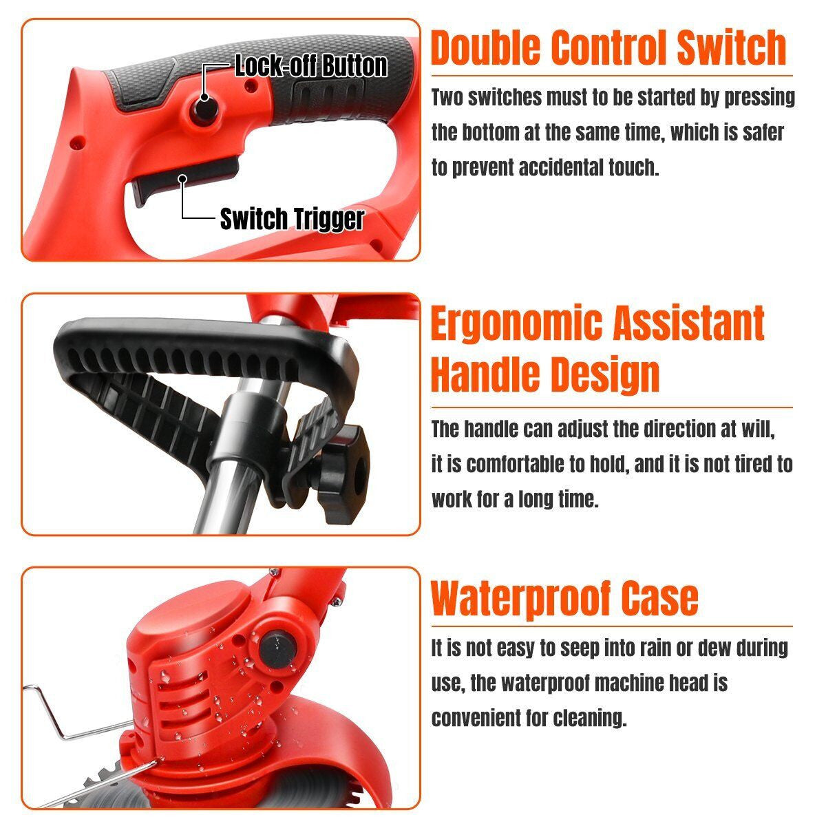 WeedWhisper – Akku-Rasentrimmer