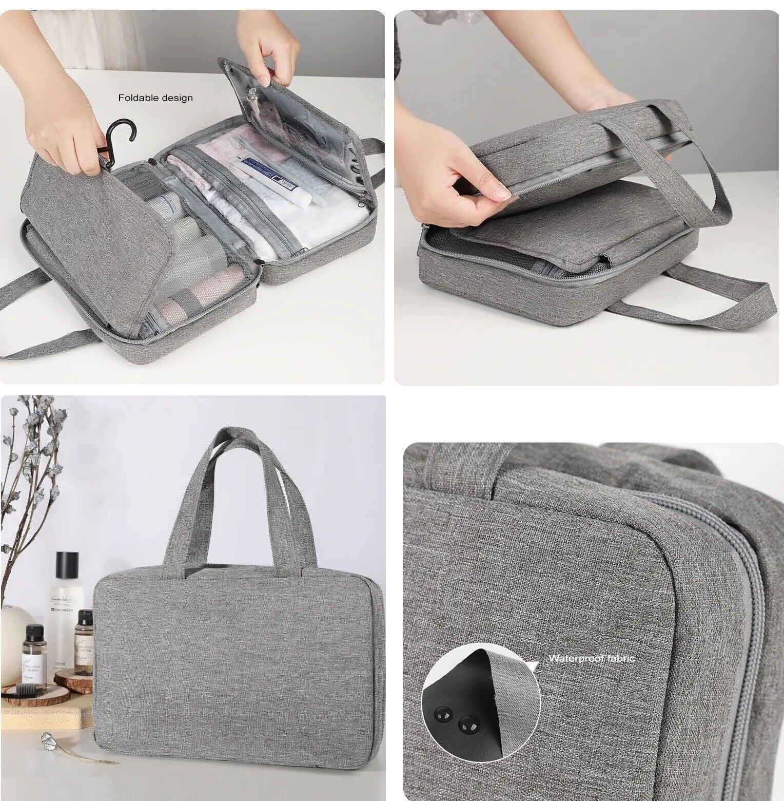 JetOrganize – Hängende Kulturtasche für unterwegs