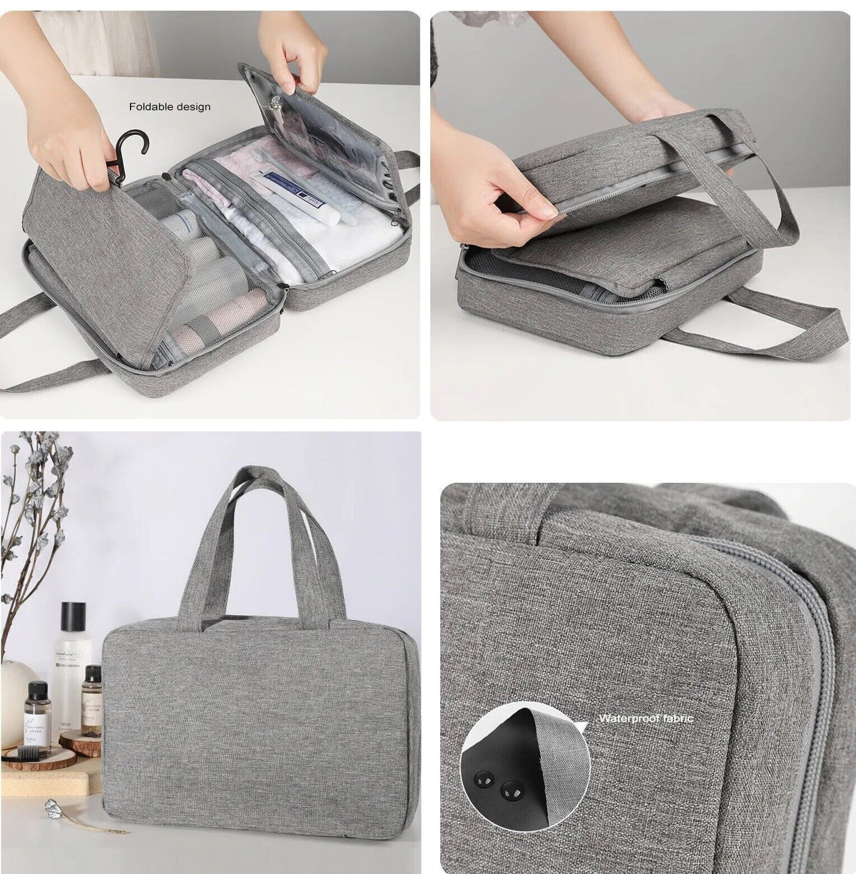 JetOrganize – Hängende Kulturtasche für unterwegs