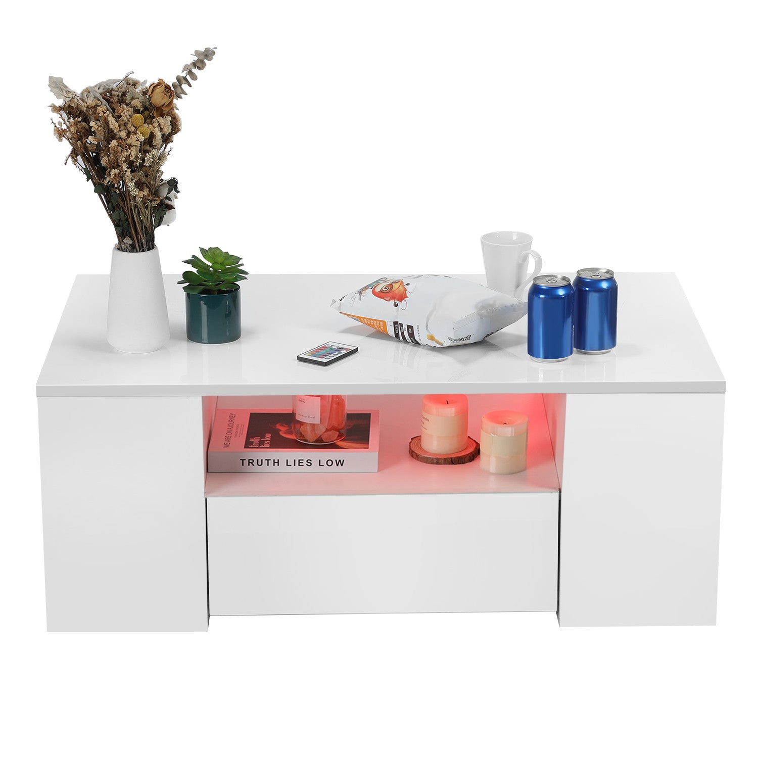 FlashGlow – LED-Couchtisch