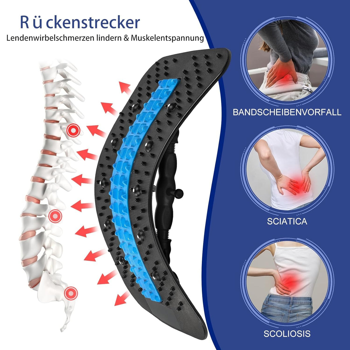 RelaxBogen - Ergonomische Rückenstreckhilfe