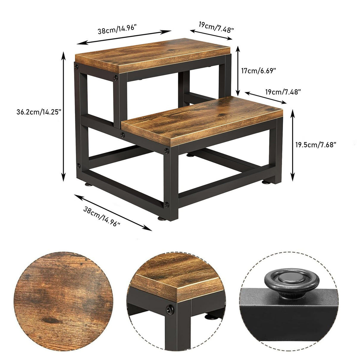 ZweiSchritt – Holzhocker für Kinder