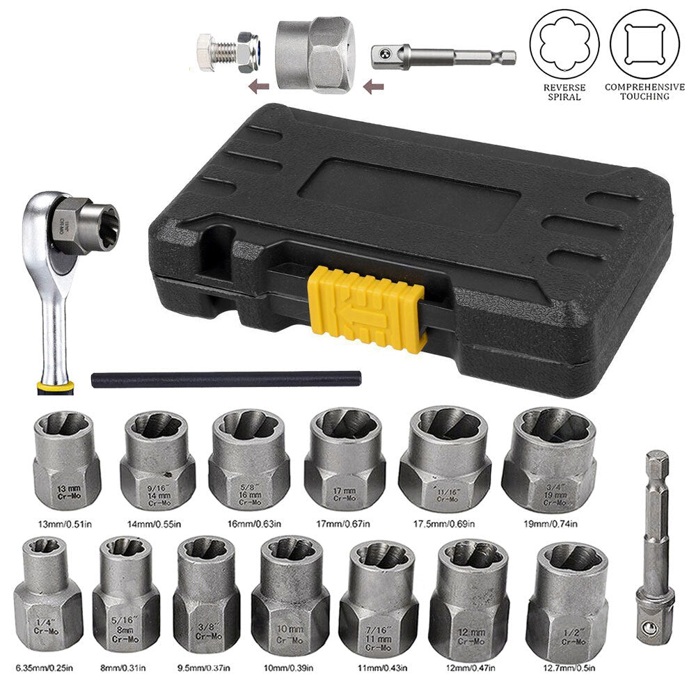 NutGone - Set zum Entfernen von beschädigten Schraubenmuttern