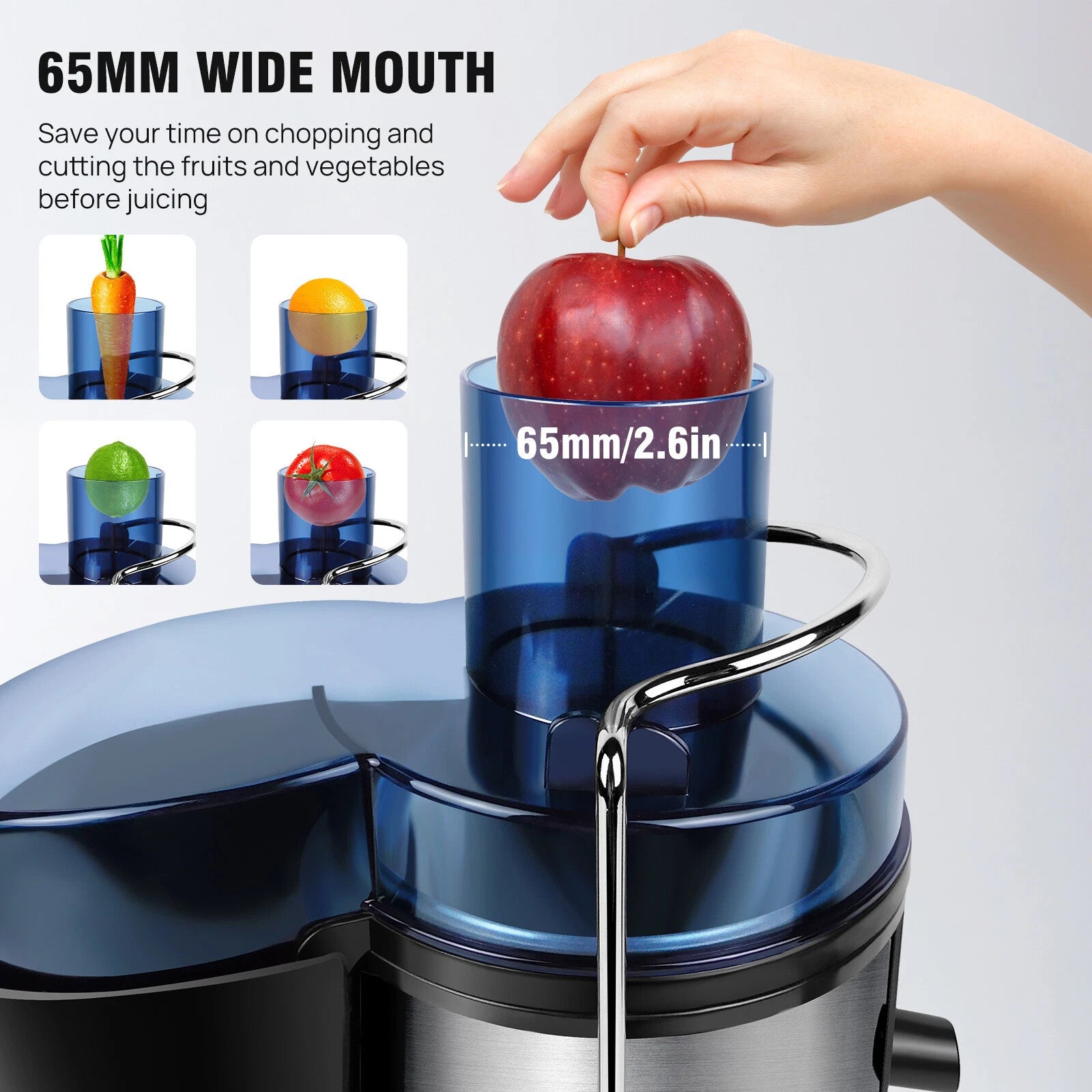 SaftWerk - Hochleistungs-Entsafter 1000W