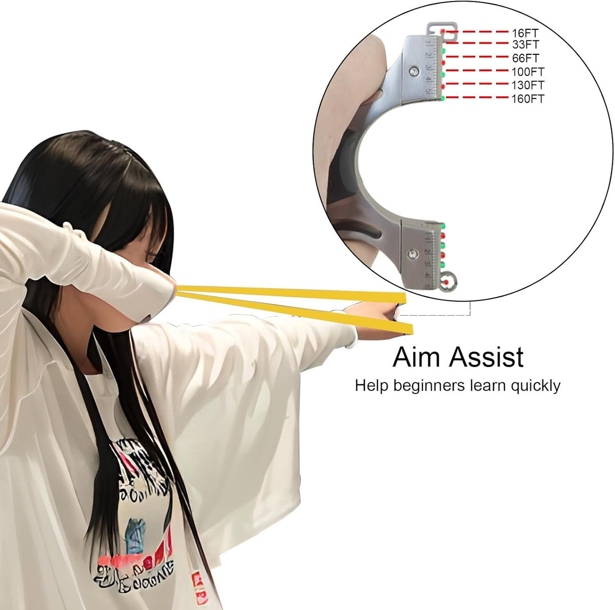 SureShot Steel – Professionelle Steinschleuder für Erwachsene
