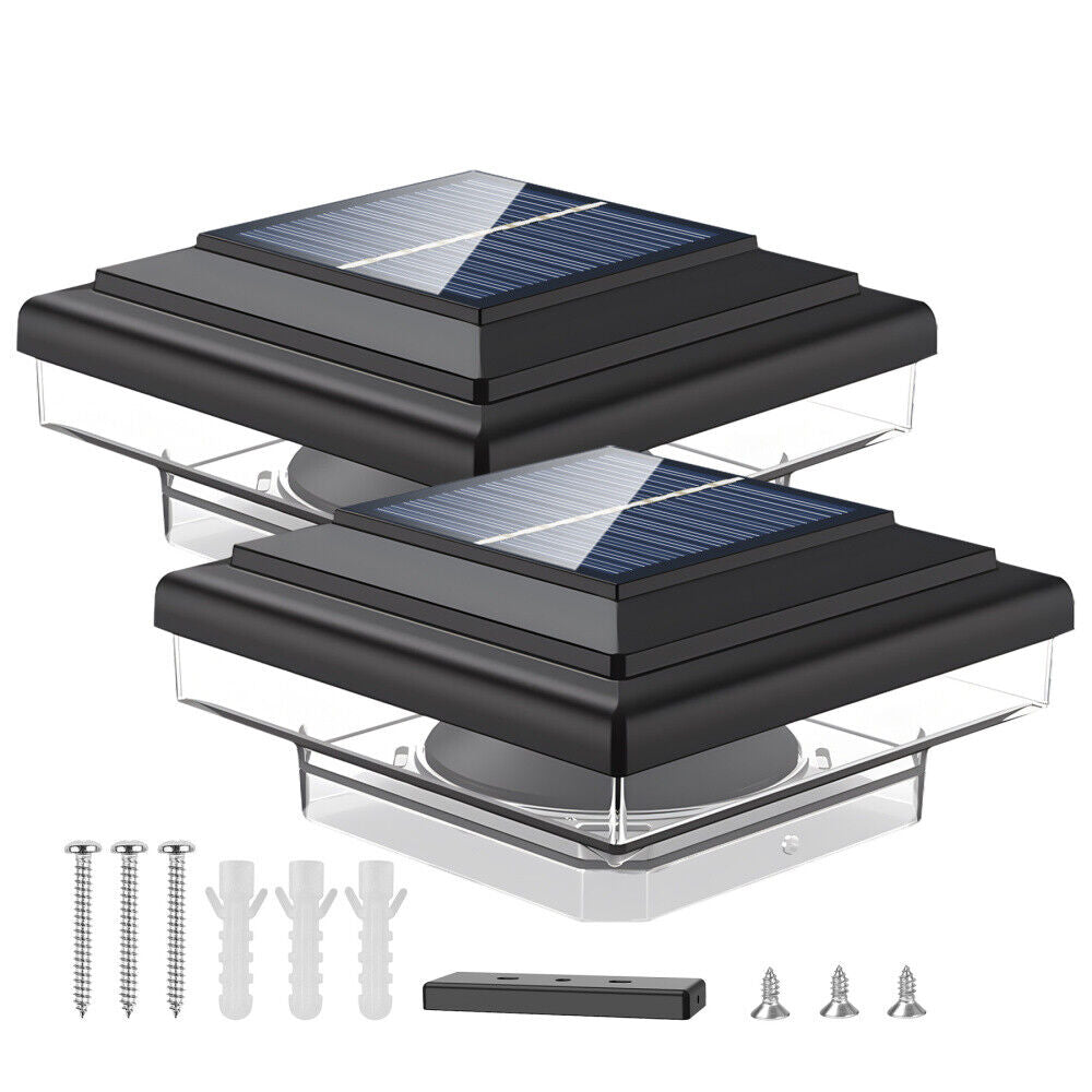 GlowGuard Square - Solar-Pfostenkappenleuchte