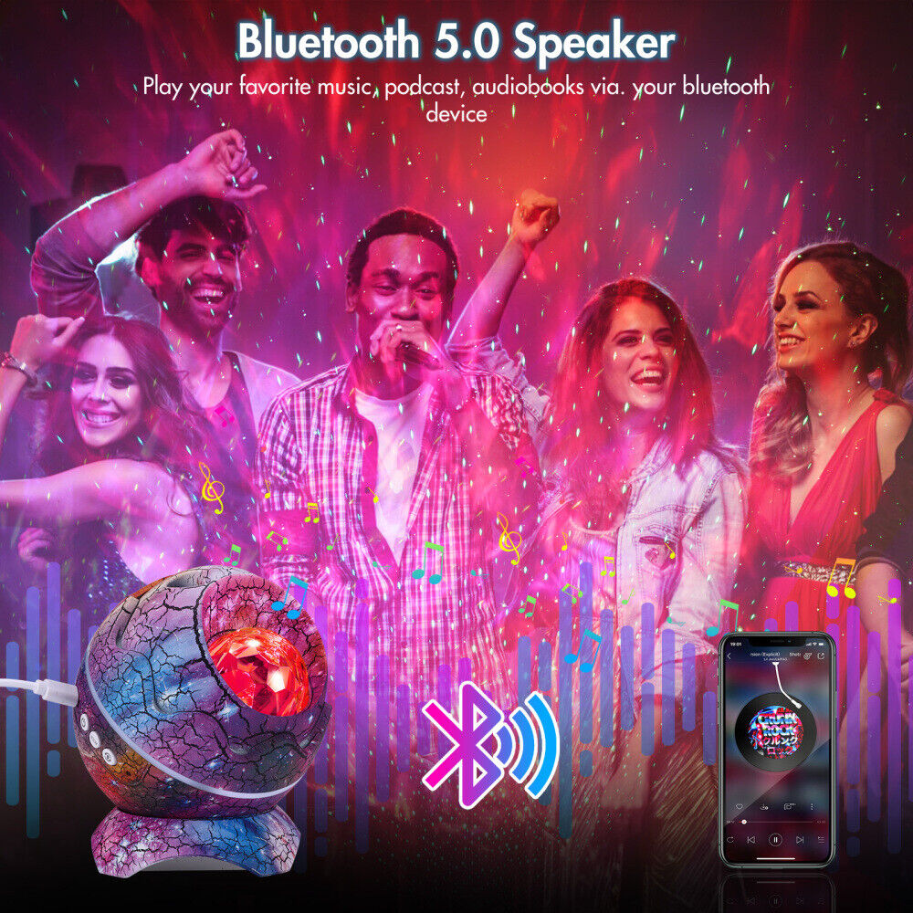 StarNest Light - Dinosaurier-Ei-Galaxie-Projektor