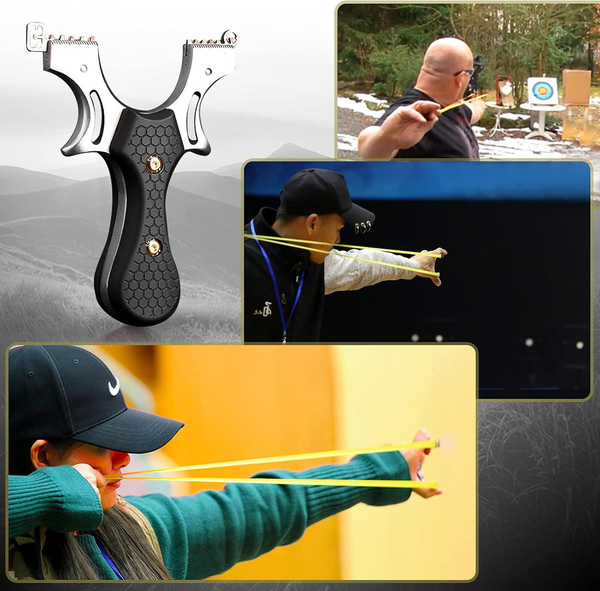 SureShot Steel – Professionelle Steinschleuder für Erwachsene