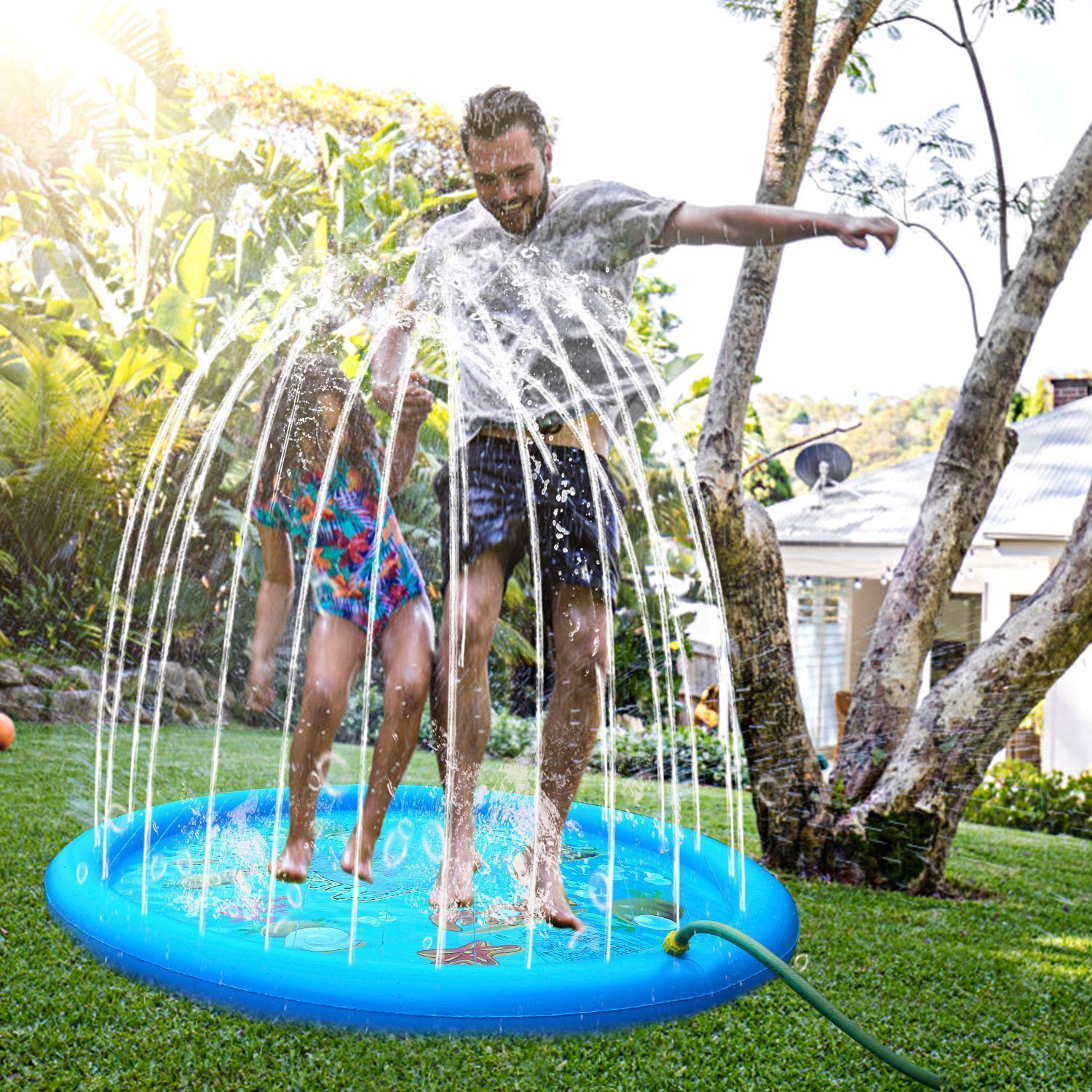 AquaJoy Splash Pad – Wasserspielmatte für Kinder im Freien