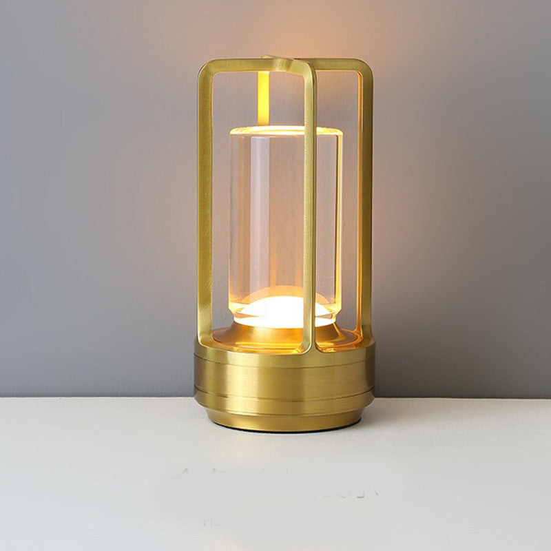 Glitzerzauber - Tragbare Kristall-Laternen-Tischlampe