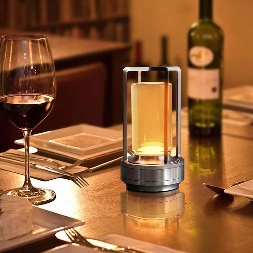 Glitzerzauber - Tragbare Kristall-Laternen-Tischlampe