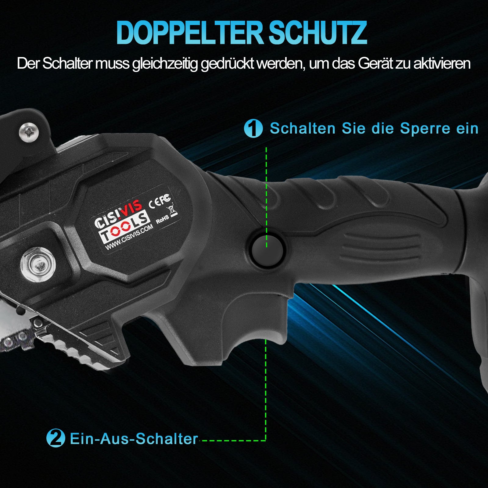 EcoSaw Max – Akku-Elektrokettensäge