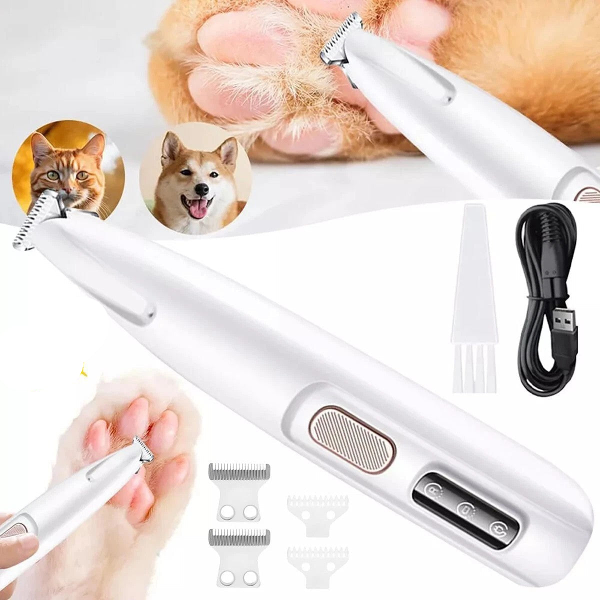 SchnippPfote – Tragbarer Haustier-Pfoten-Trimmer