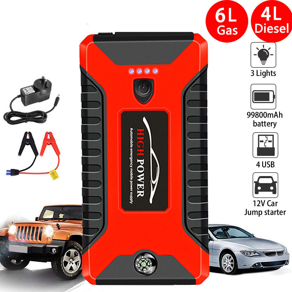 JumpIQ - Tragbares Starthilfegerät 99800mAh