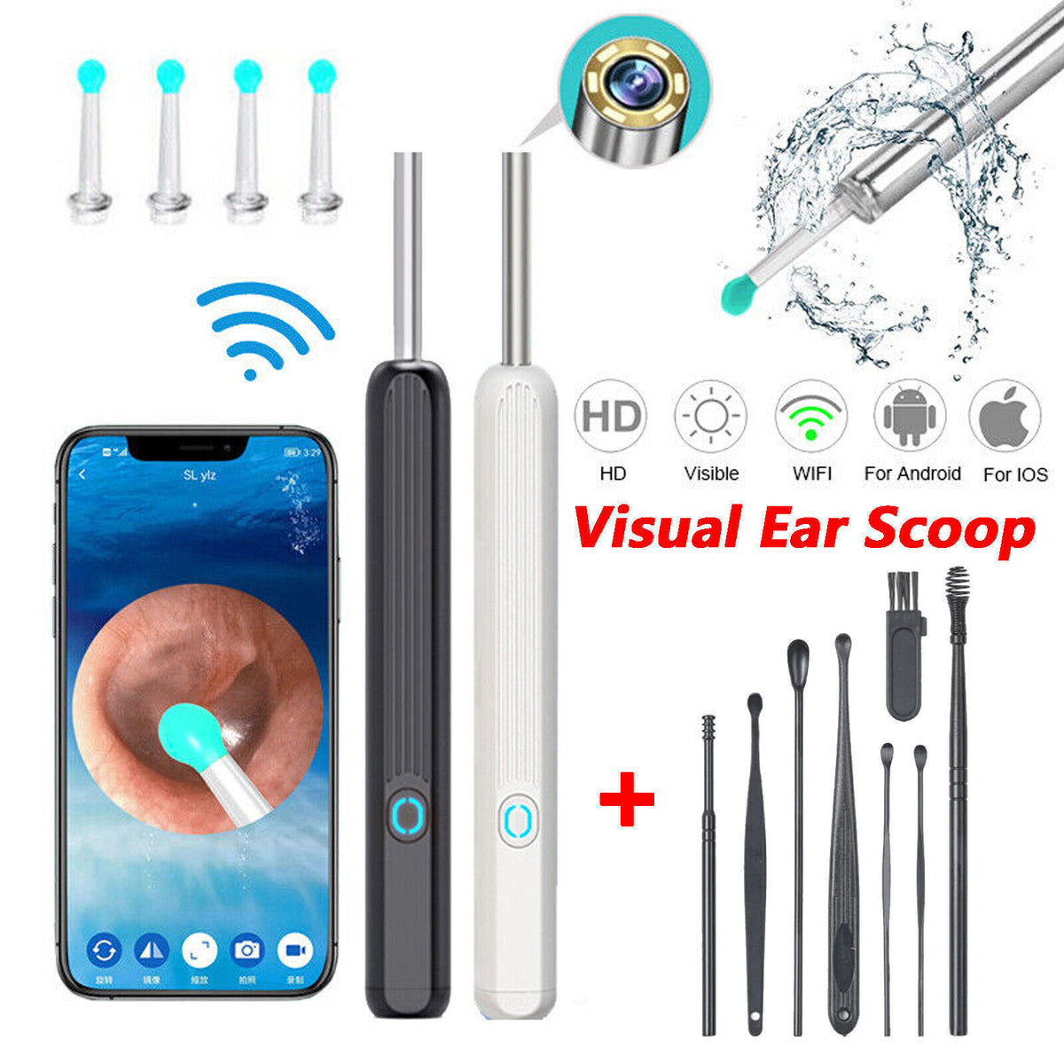 SaniScope - Kamera zur Entfernung von Ohrenschmalz