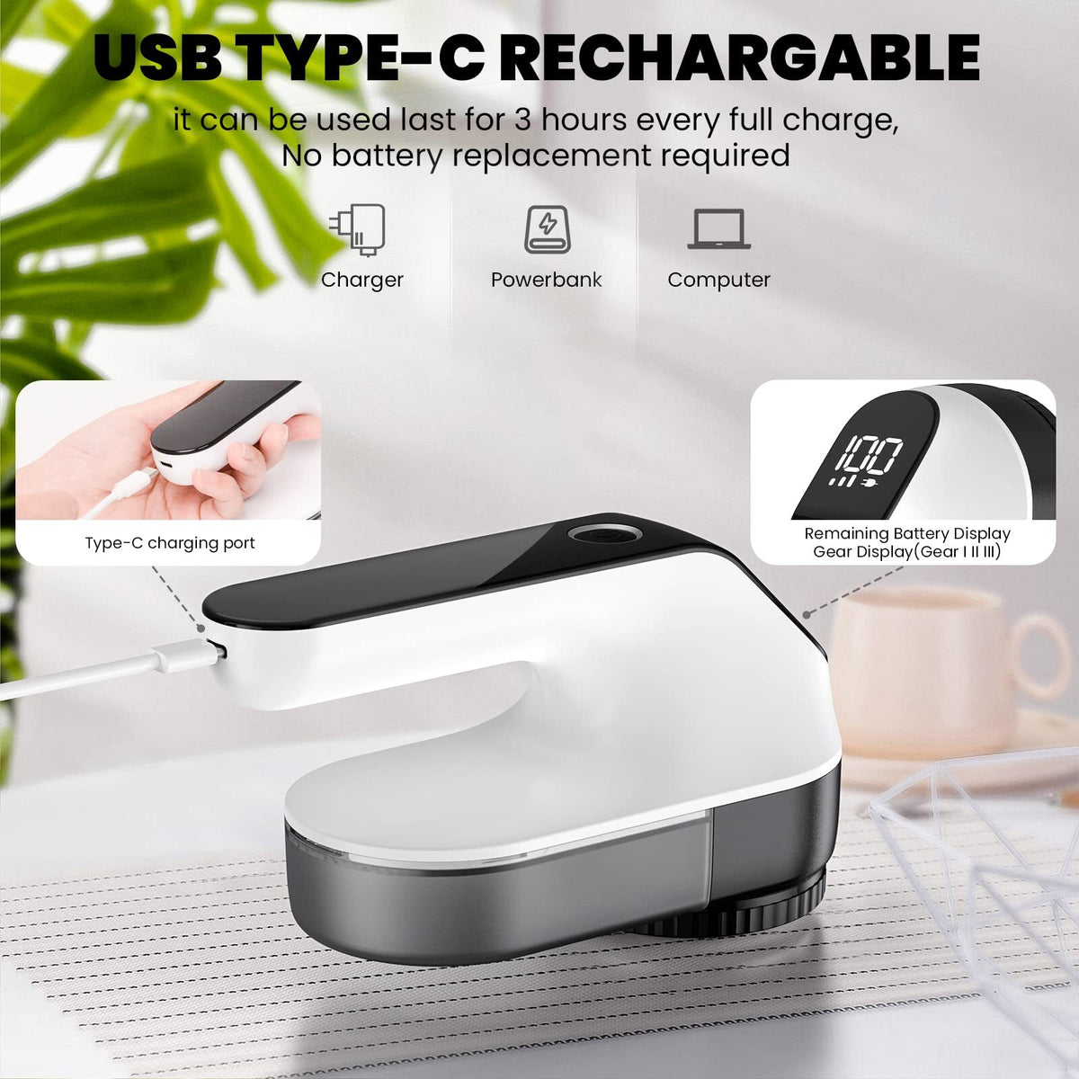 FreshWear – Elektrischer Fusselentferner für Textilien