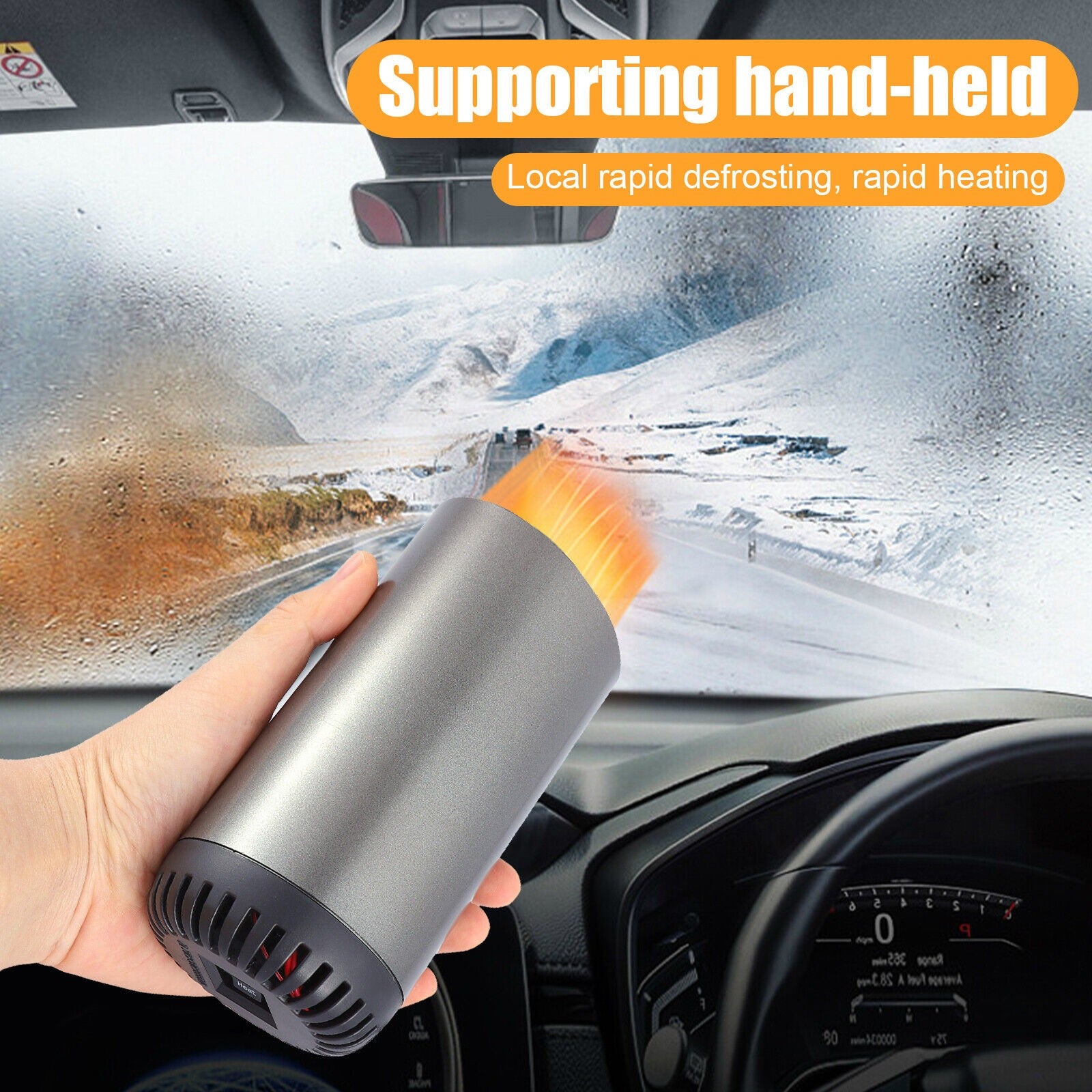 KlarSicht - Tragbare Autoheizung & Kühlventilator