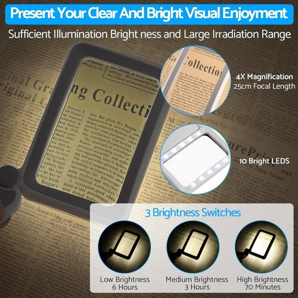 LightScope – LED Leselupe mit Licht