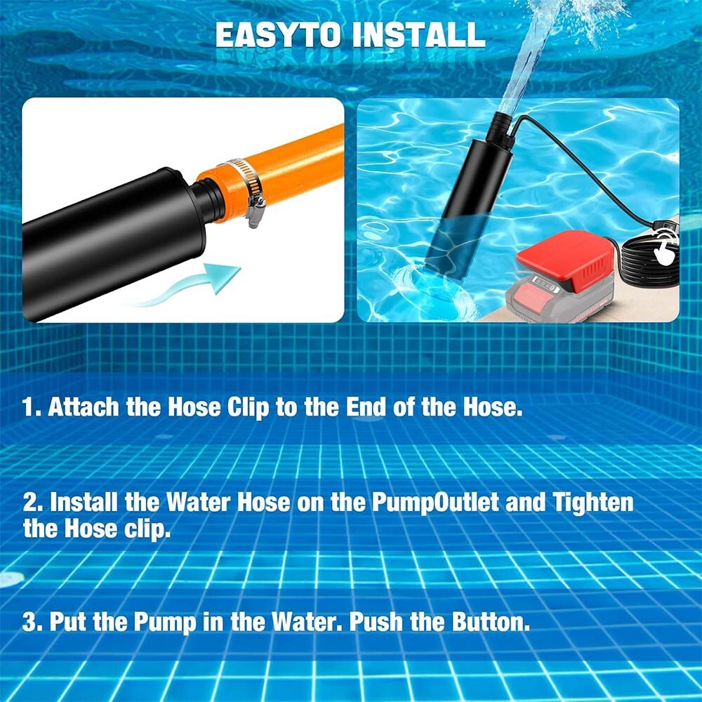 HydroSnap - Kabellose Unterwasserpumpe